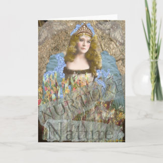 Cartão Placa de proteção da natureza