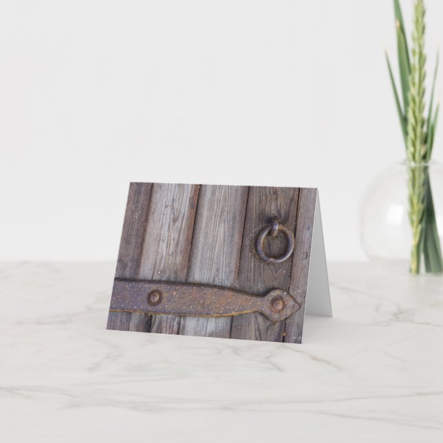 Cartão Placa de Saudação da Alça da Porta Celular (Frente)