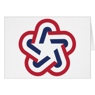 Cartão Placa de Saudação da Estrela Retroativa