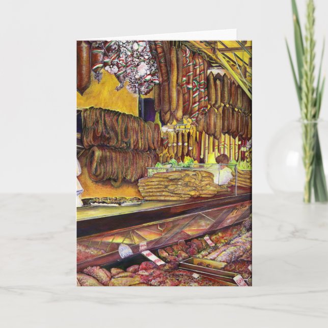 Cartão Placa de Saudação de Budapeste (Frente)