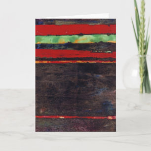 Cartão Placa de saudação de design abstrato "Zap"