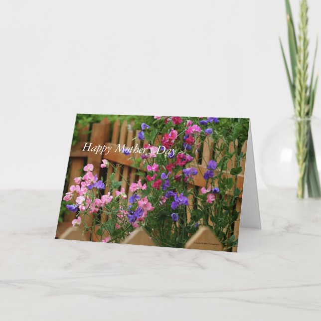 Cartão Placa de saudação de dia de as mães (Frente)