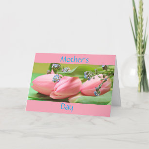 Cartão Placa de saudação de dia de as mães