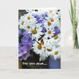 Cartão Placa de saudação de Dia de as mães feliz dobrada