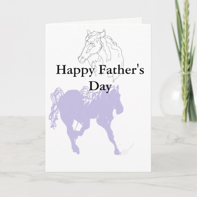 Cartão Placa de saudação de dia de os pais (Frente)