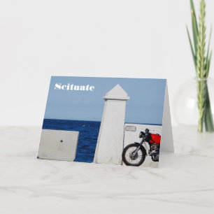 Cartão Placa de Saudação de Massachusetts Scituate