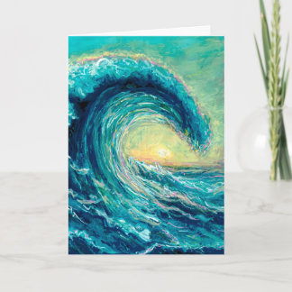 Cartão Placa de saudação de ouro Crest