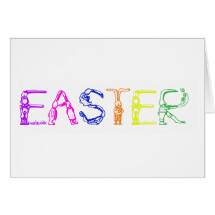 Cartão Placa de saudação de páscoa