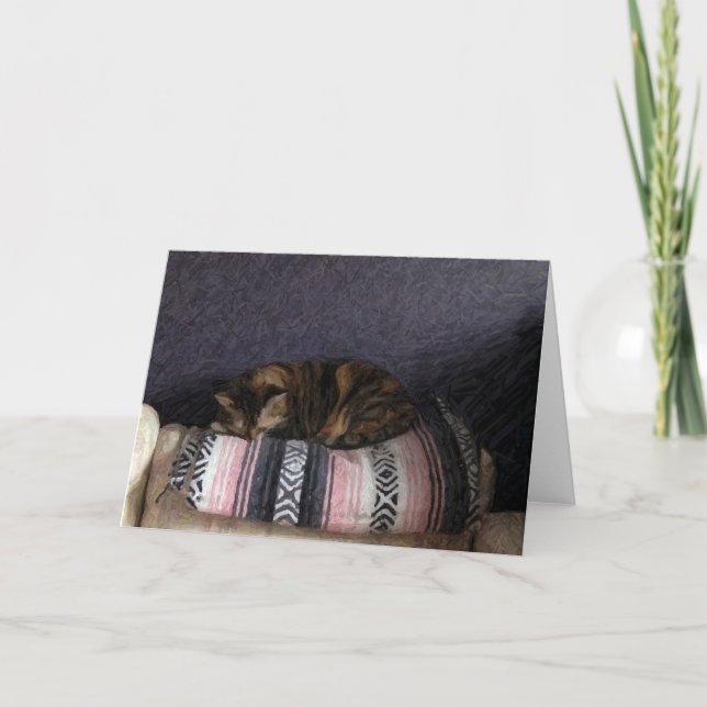 Cartão Placa de saudação de vazio (Frente)