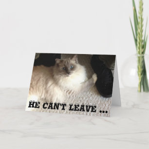 Cartão Placa de saudação de vazio