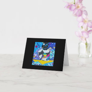 Cartão Placa de saudação de vazio