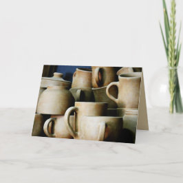 Cartão Placa de saudação de Vazios de pinças e capas de c