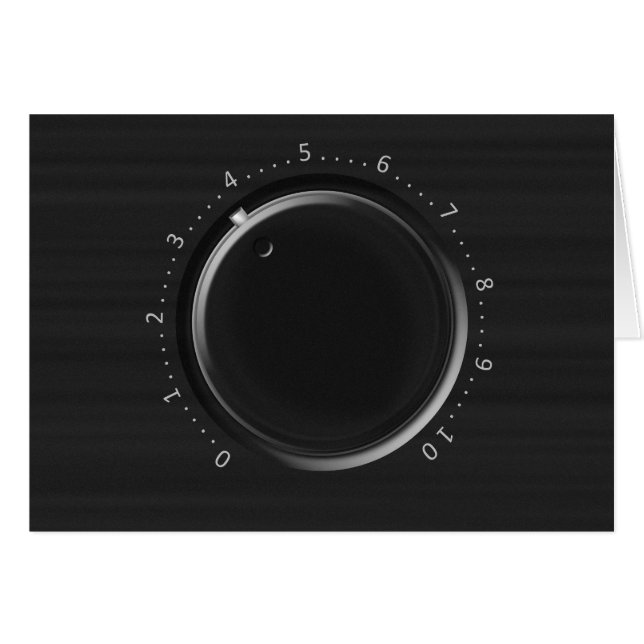 Cartão Placa de saudação do botão de volume (Frente Horizontal)