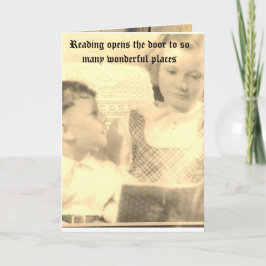 Cartão placa de saudação dobrada de 5" x 7"