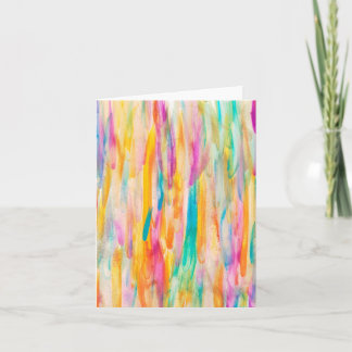 Cartão Placa de saudação dobrada, pequena, 4" x 5,6"