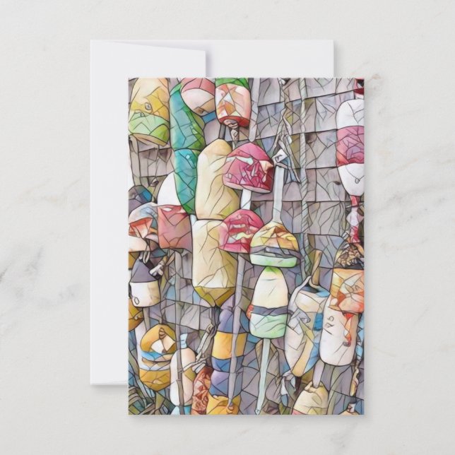 Cartão Placa de saudação plana de 3,5" x 5" (Frente)