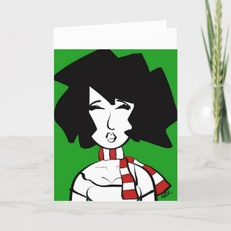 Cartão Placa de saudação Portra Doodle