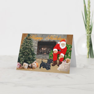 Cartão Placa de saudação Terrier escocesa