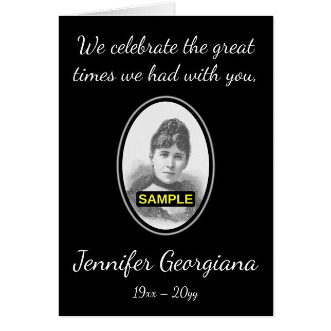 Cartão Placa de Serviço Funeral Simples e Simples, com Fo (Frente)