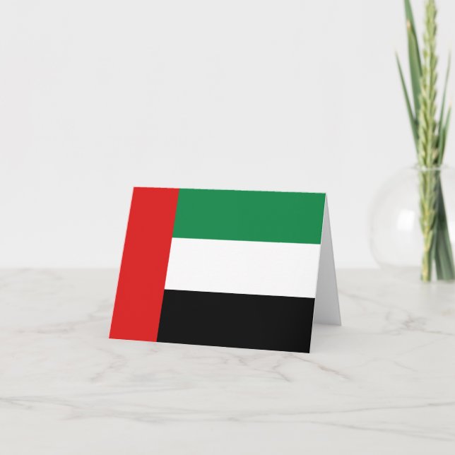 Cartão Placa de Sinalizador UAE (Frente)