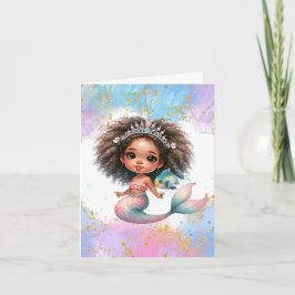 Cartão Placa de Splash Splash Smermaid Party