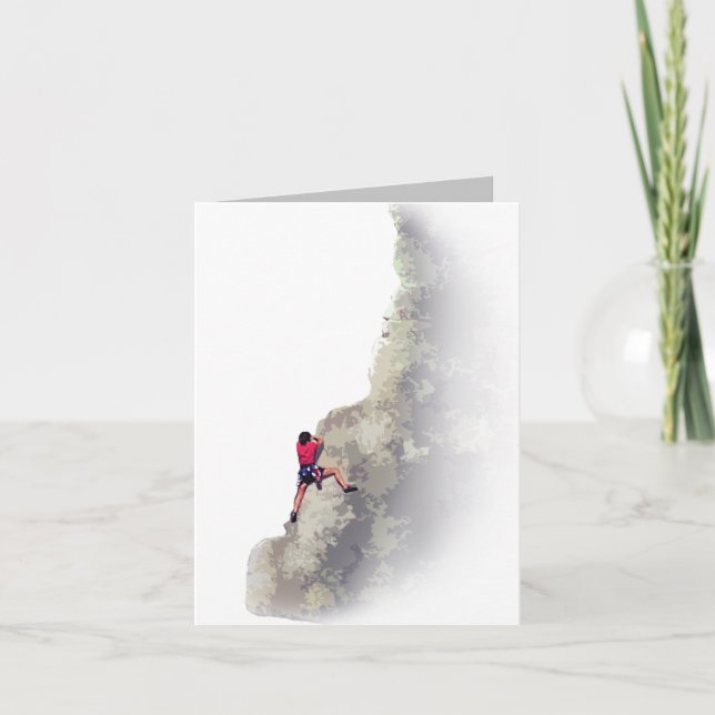 Cartão Placa de Subida de Pedra (Frente)