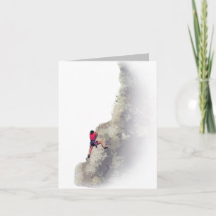 Cartão Placa de Subida de Pedra