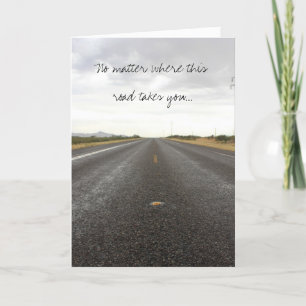 Cartão Placa de suporte para estrada única