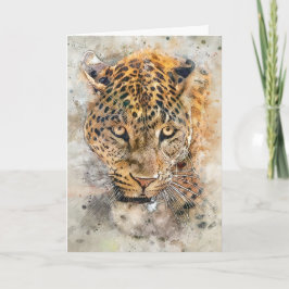 CARTÃO PLACA DE TOTALIZAÇÃO DO VAZIO LEOPARD