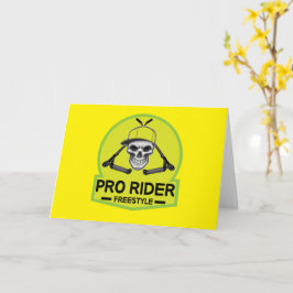 Cartão Placa de Truques de Cavaleiro Sem Patinete Pro