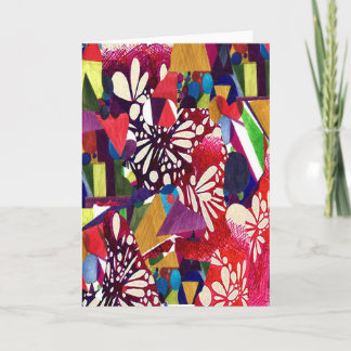 Cartão Placa de vazio 5x7 intitulada "Geofiesta" por M. M