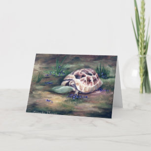 Cartão Placa de Vazio Angel Tortoise