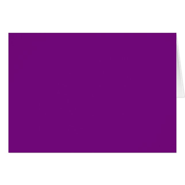 Cartão Placa de vazio com fundo roxo (Frente horizontal)