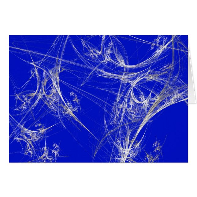 Cartão Placa de vazio com o plano de fundo da Web Spider (Frente horizontal)