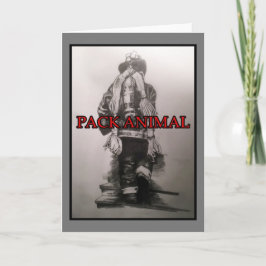 Cartão Placa de Vazio de Bombeiro