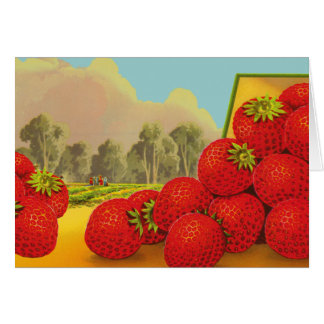 Cartão Placa de Vazio de Fruta de de pintura de Fazenda