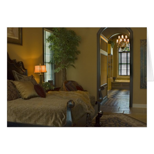 Cartão Placa de Vazio do quarto orelhudo Elegante (Frente Horizontal)