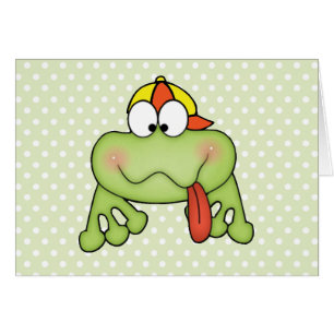 Cartão Placa de Vazio para Sapo de Garoto Totalmente Boni