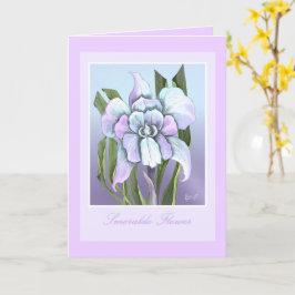 Cartão Placa de vazio Smeraldo Flor