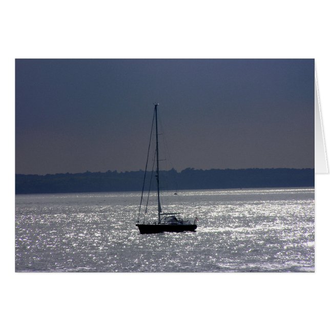 Cartão Placa de Viagem Solo para Navegação (Frente Horizontal)