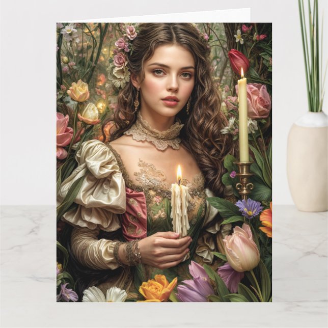 Cartão Placa Design 10 do Gótico Vitoriano 2025 primavera (Frente)