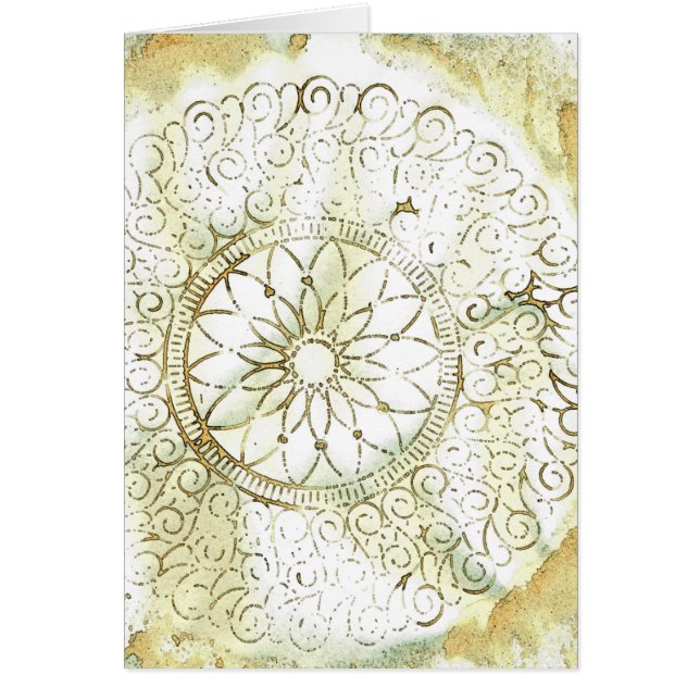 Cartão Placa Design de arte digital (Frente)