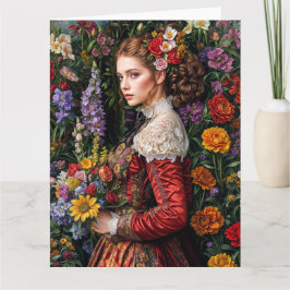 Cartão Placa Design de Gótico 4 primavera Victorian 2025