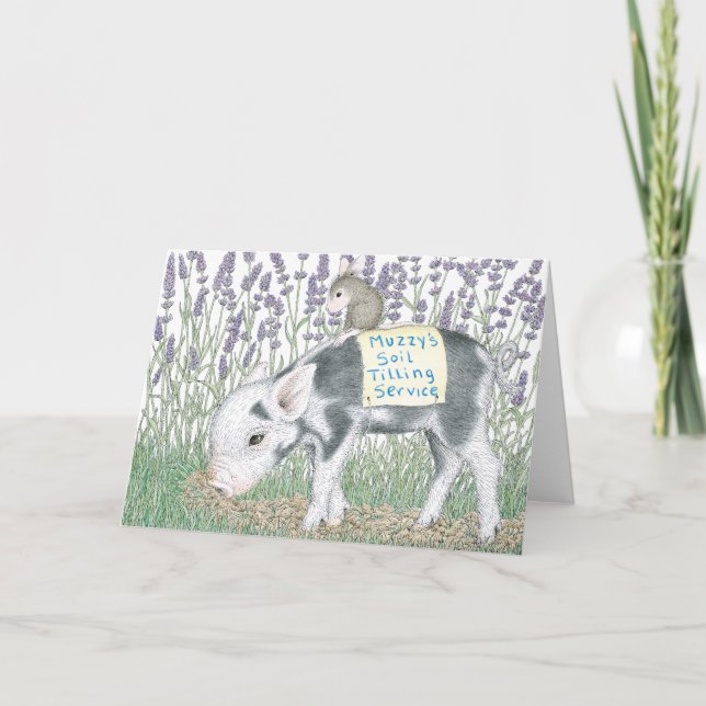 Cartão Placa Design® para mouse doméstico (Frente)