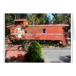 Cartão Placa do comboio (dentro do Vazio)