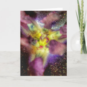 Cartão Placa dobrada de 5"x7"   Tulip Supernova