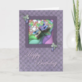 Cartão Placa Dragonfly Birthday