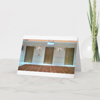 Cartão Placa elevadora