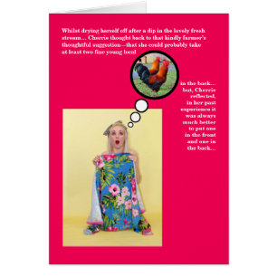 Cartão Placa engraçada de Dia de os namorados de Piada Hu