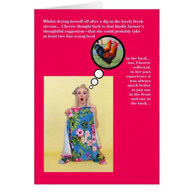 Cartão Placa engraçada de Dia de os namorados de Piada Hu (Frente)